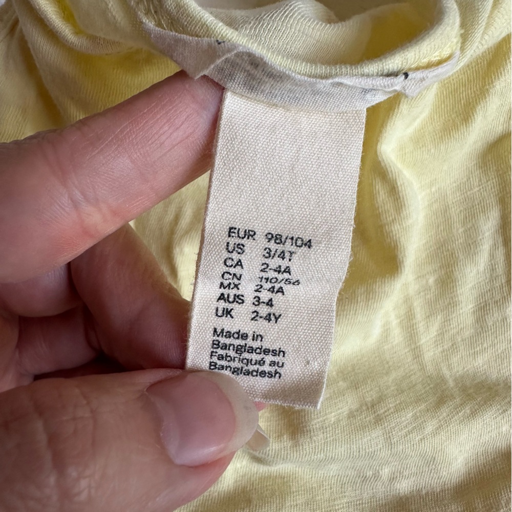 Bundle Tahari Light Pink Ruffled Dress and H&M Yellow Tiered Dress - Picture 8 of 8
